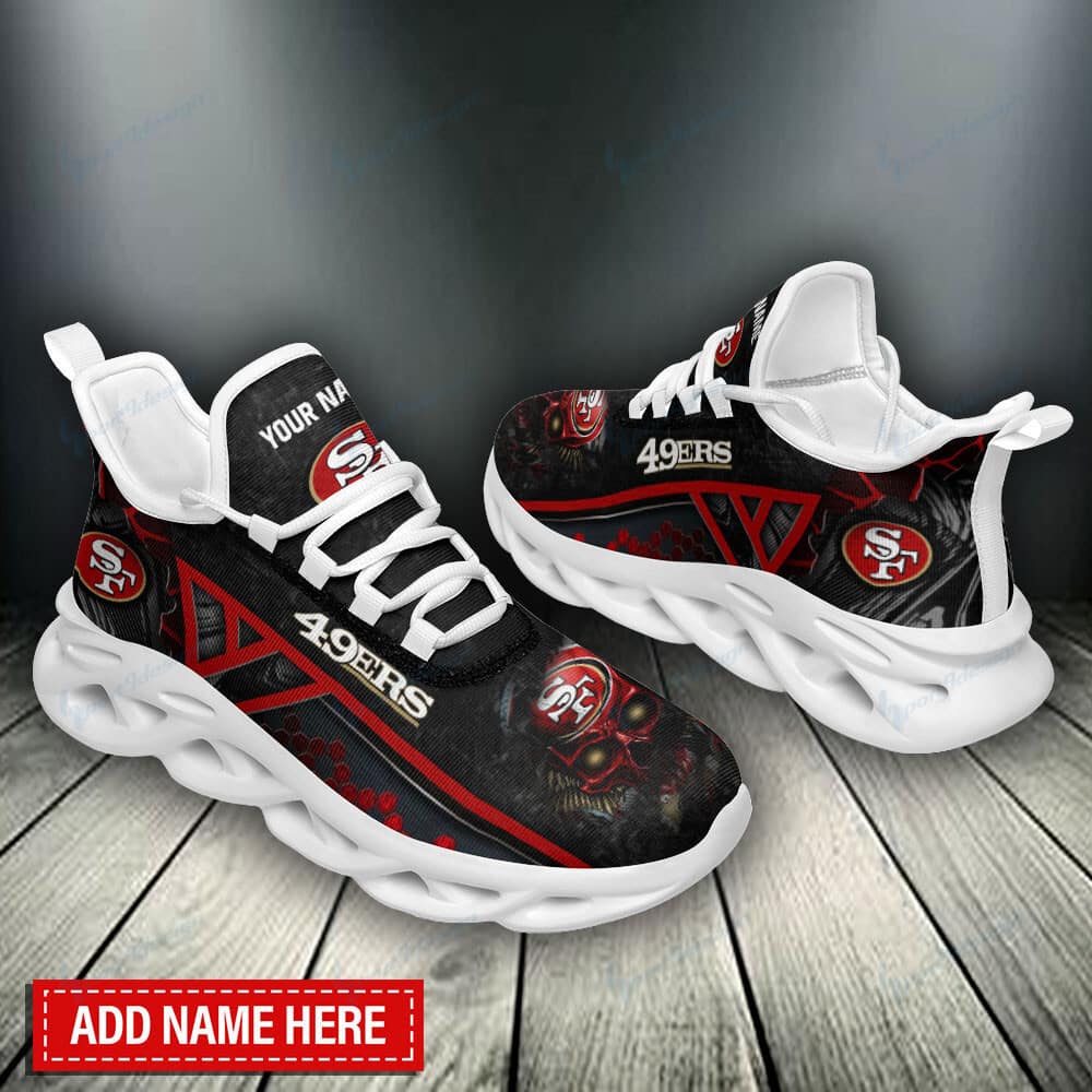 San Francisco 49ers Personalized Yezy Running Sneakers BB884