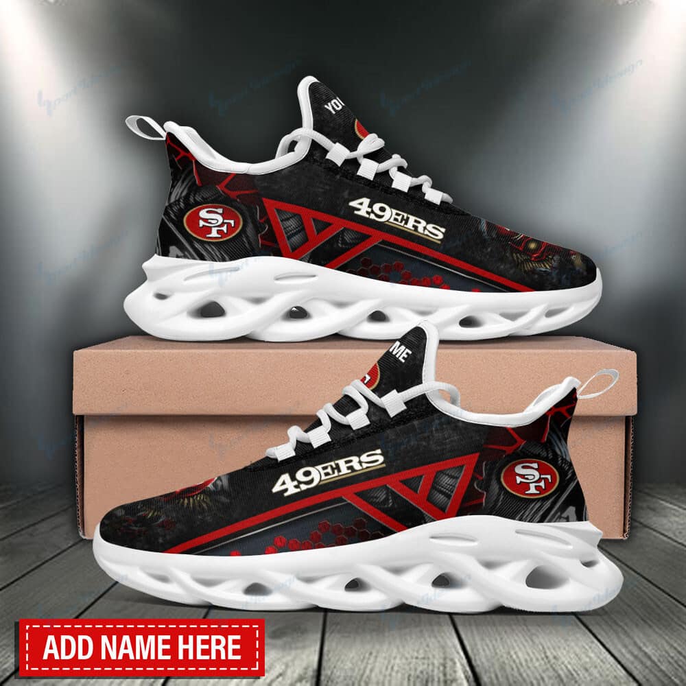 San Francisco 49ers Personalized Yezy Running Sneakers BB884