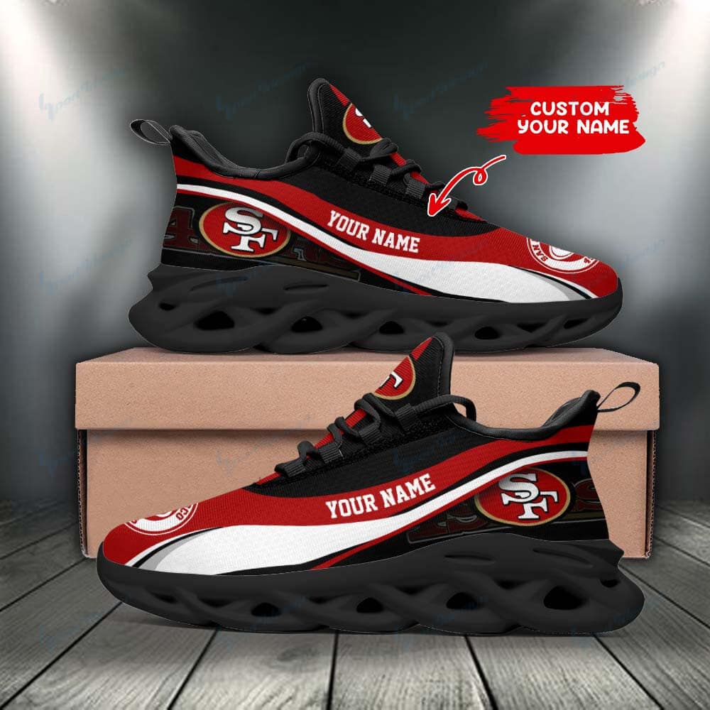 San Francisco 49ers Personalized Yezy Running Sneakers BB929