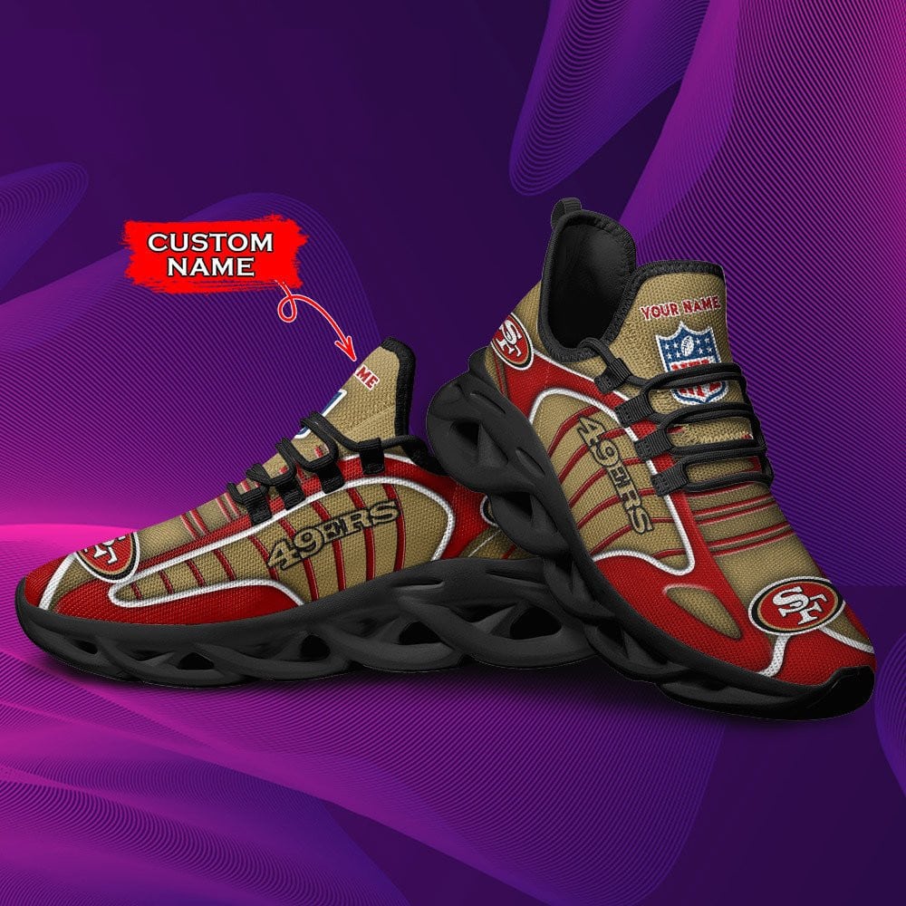 San Francisco 49ers Personalized Yezy Running Sneakers BG152