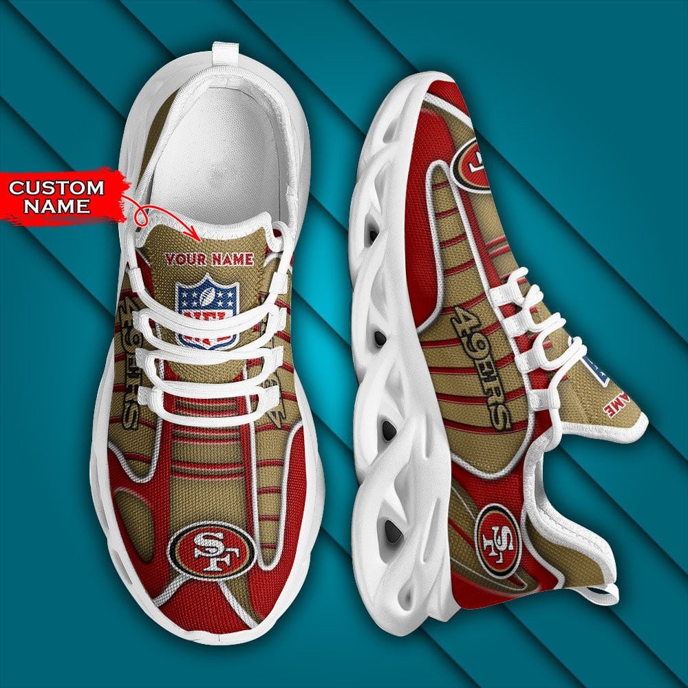 San Francisco 49ers Personalized Yezy Running Sneakers BG152