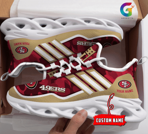 San Francisco 49ers Personalized Yezy Running Sneakers BG306