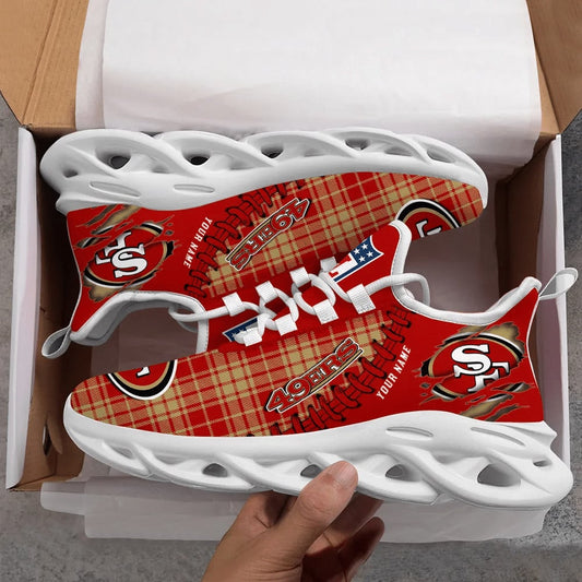San Francisco 49ers Personalized Yezy Running Sneakers SPD302
