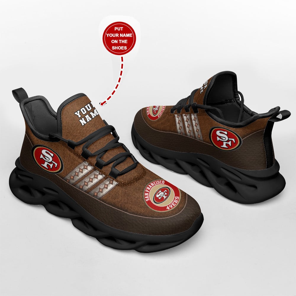 San Francisco 49ers Personalized Yezy Running Sneakers SPD323