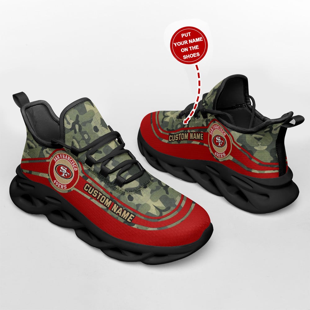 San Francisco 49ers Personalized Yezy Running Sneakers SPD328