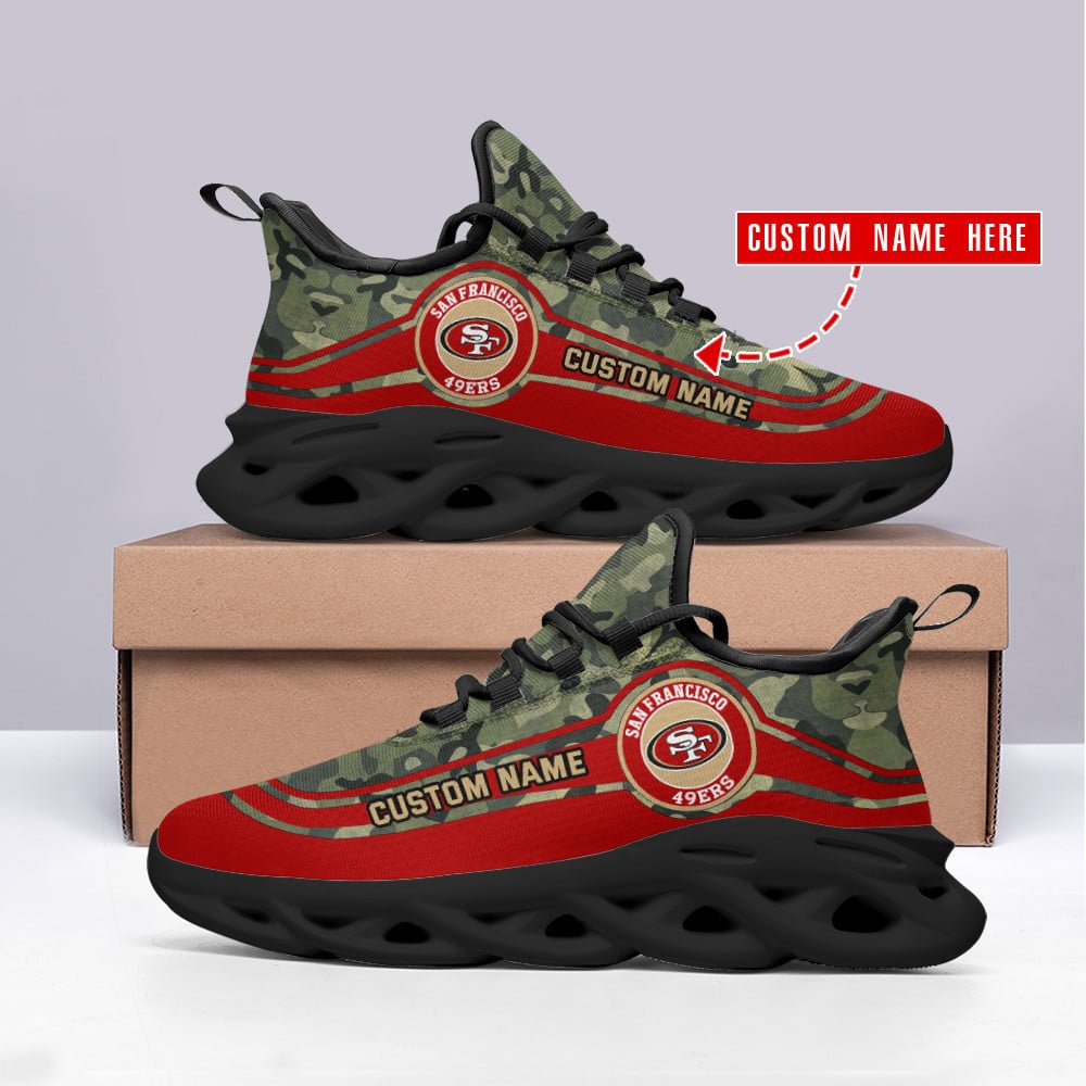 San Francisco 49ers Personalized Yezy Running Sneakers SPD328