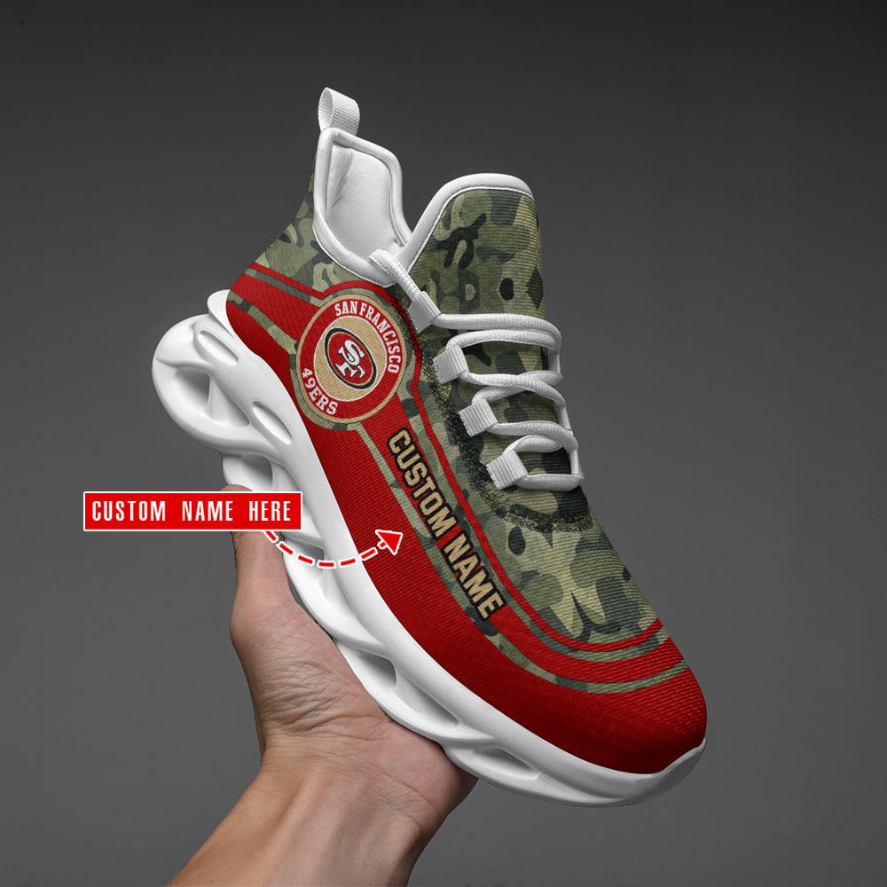 San Francisco 49ers Personalized Yezy Running Sneakers SPD328