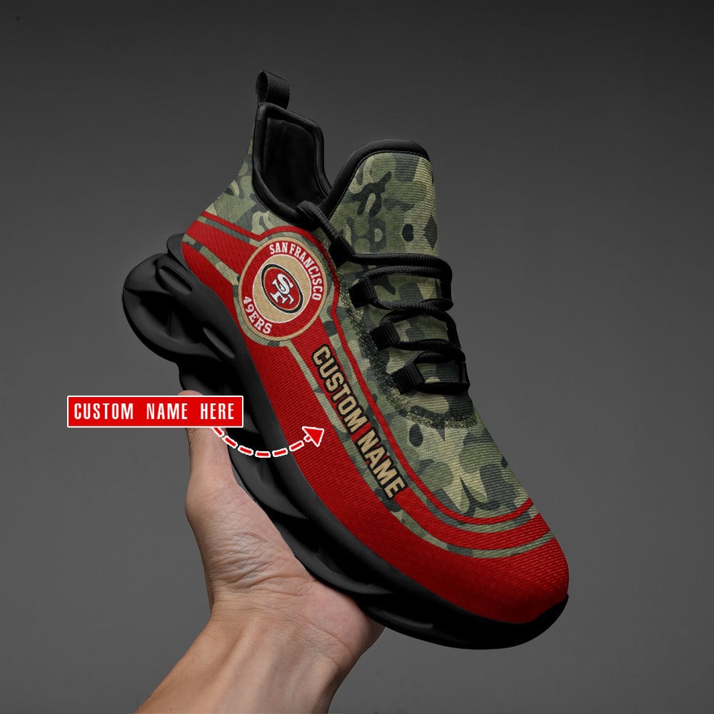 San Francisco 49ers Personalized Yezy Running Sneakers SPD328