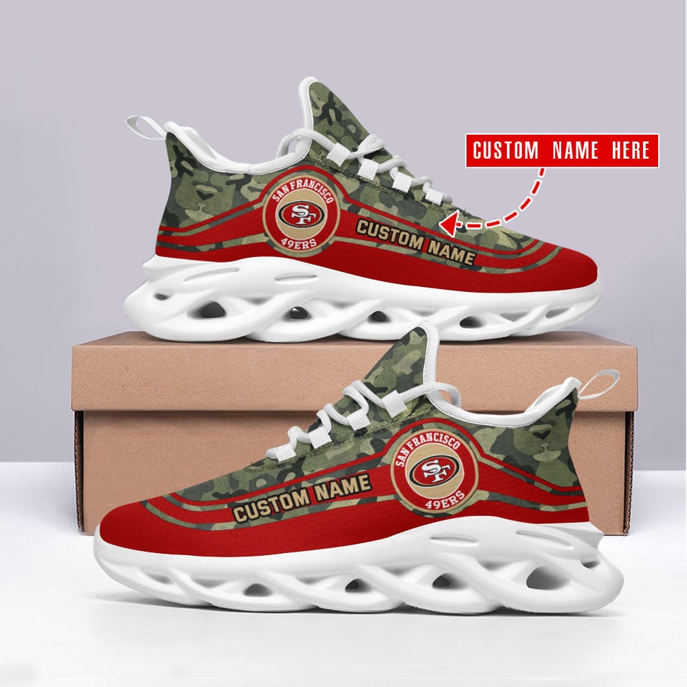 San Francisco 49ers Personalized Yezy Running Sneakers SPD328