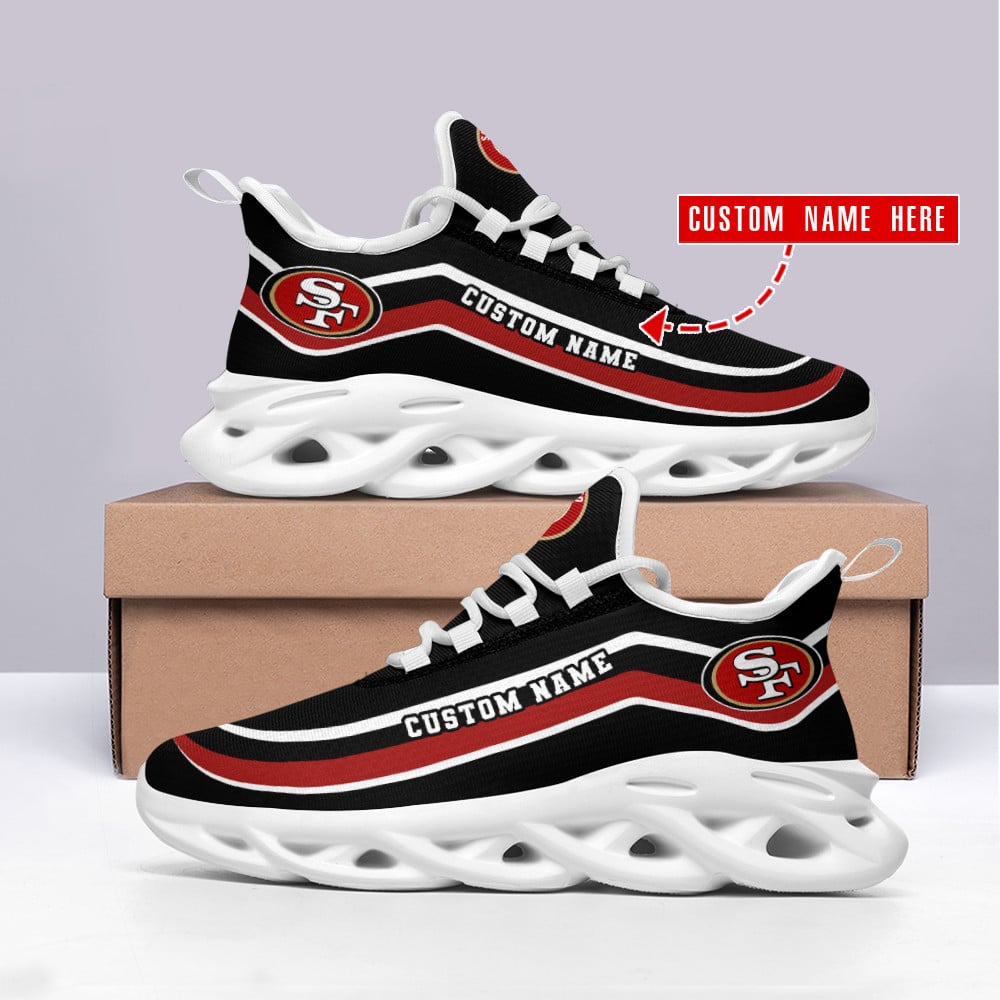 San Francisco 49ers Personalized Yezy Running Sneakers SPD345