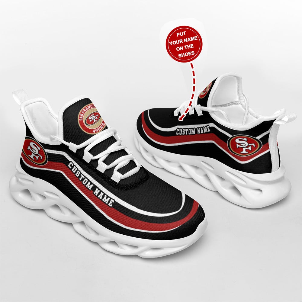 San Francisco 49ers Personalized Yezy Running Sneakers SPD345