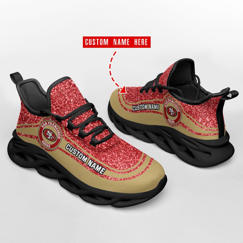 San Francisco 49ers Personalized Yezy Running Sneakers SPD370