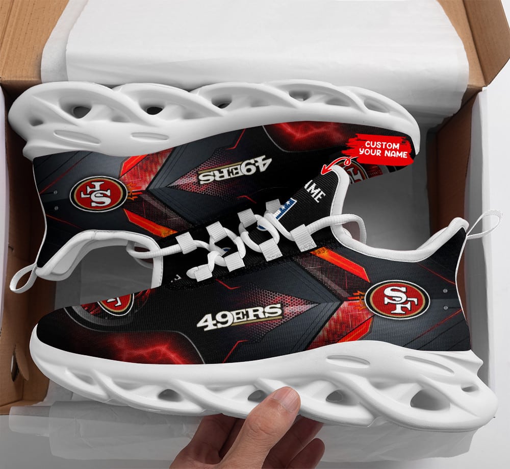 San Francisco 49ers Personalized Yezy Running Sneakers SPD382