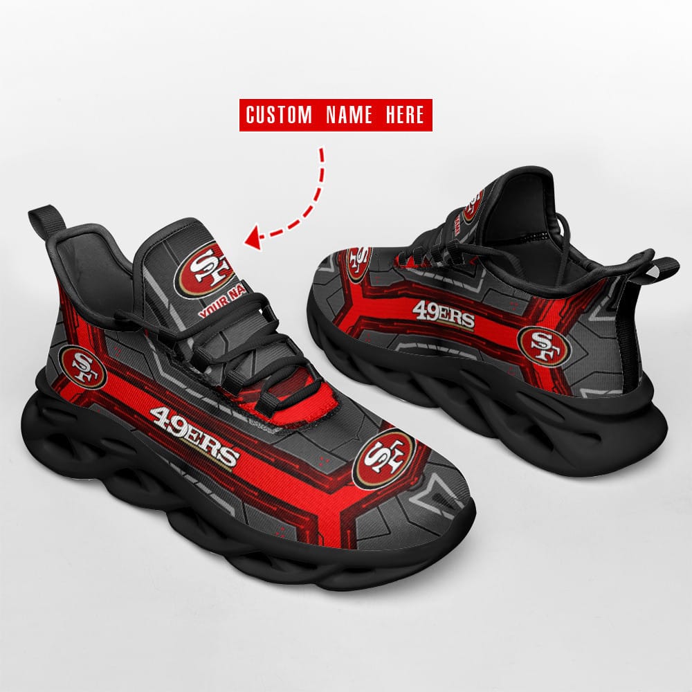 San Francisco 49ers Personalized Yezy Running Sneakers SPD399