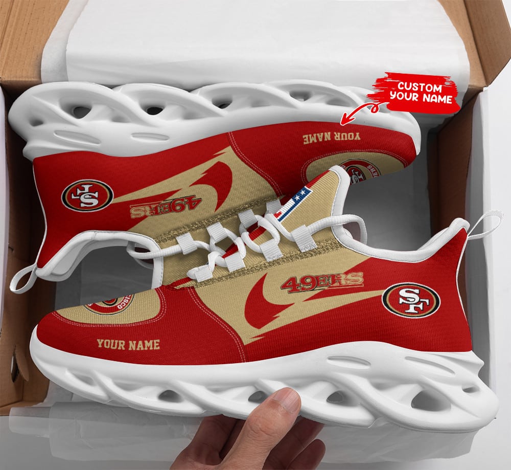 San Francisco 49ers Personalized Yezy Running Sneakers SPD410