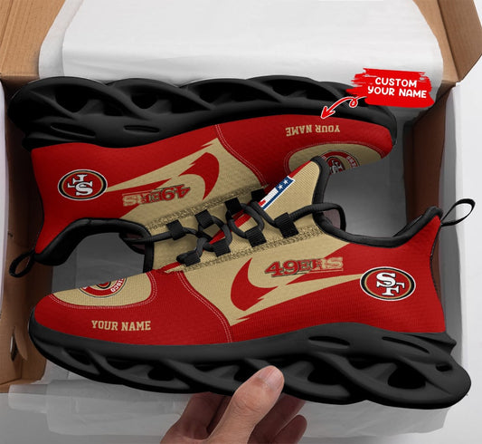 San Francisco 49ers Personalized Yezy Running Sneakers SPD410