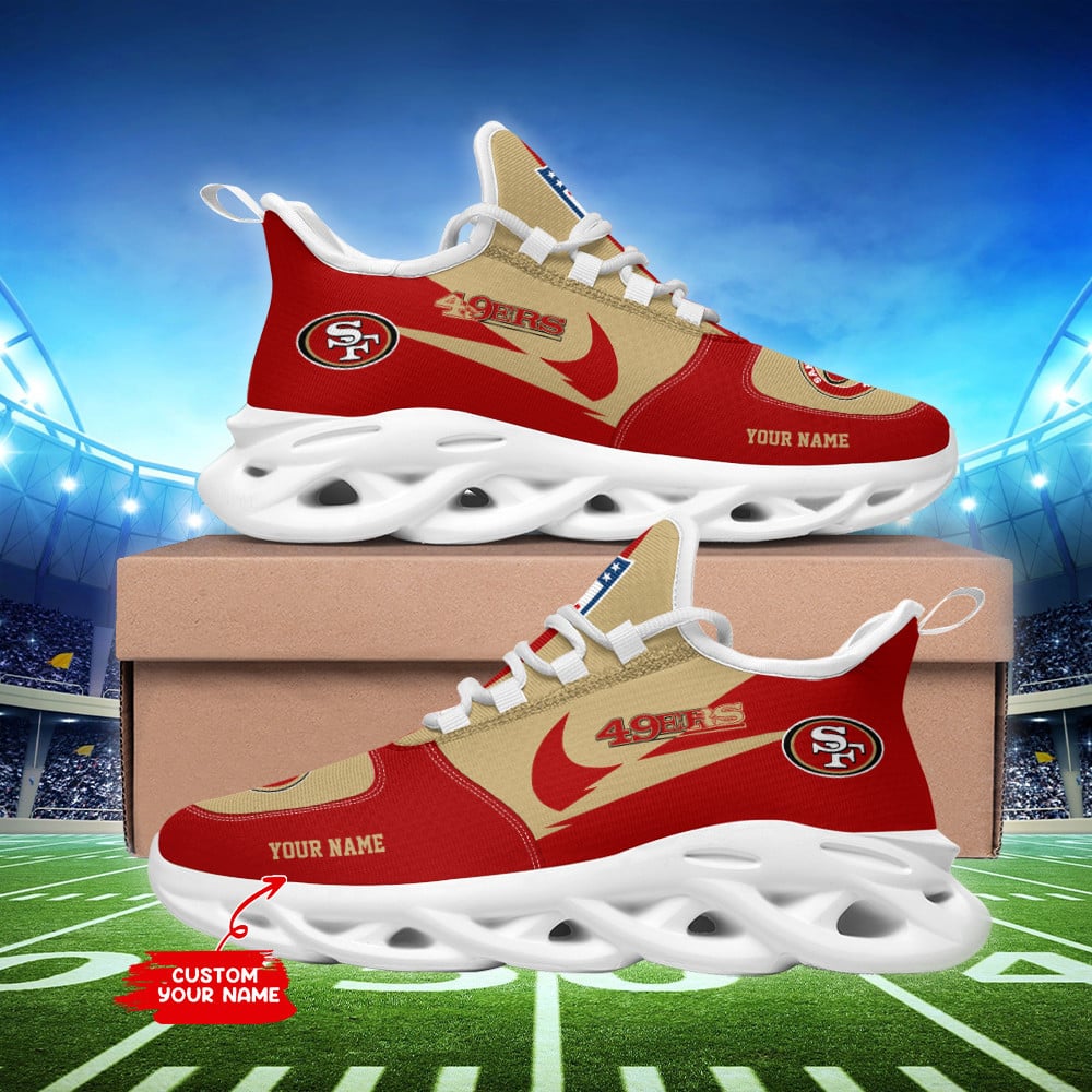 San Francisco 49ers Personalized Yezy Running Sneakers SPD410