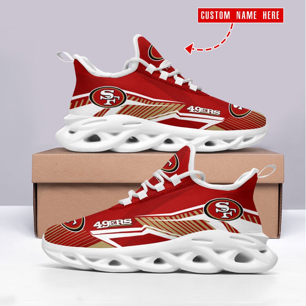 San Francisco 49ers Personalized Yezy Running Sneakers SPD418