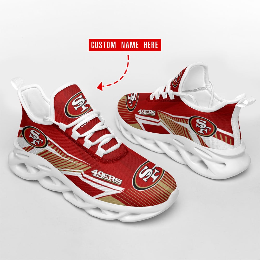 San Francisco 49ers Personalized Yezy Running Sneakers SPD418