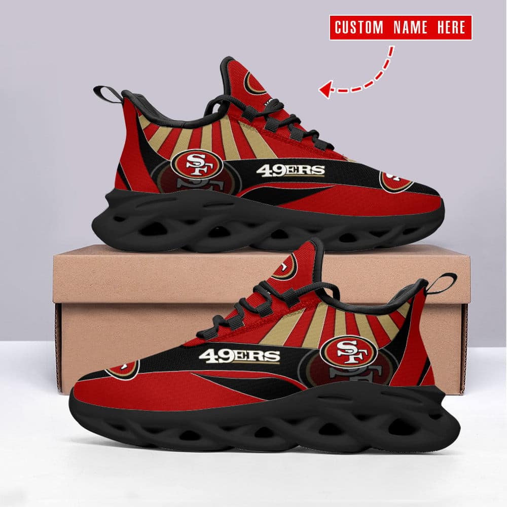 San Francisco 49ers Personalized Yezy Running Sneakers SPD450