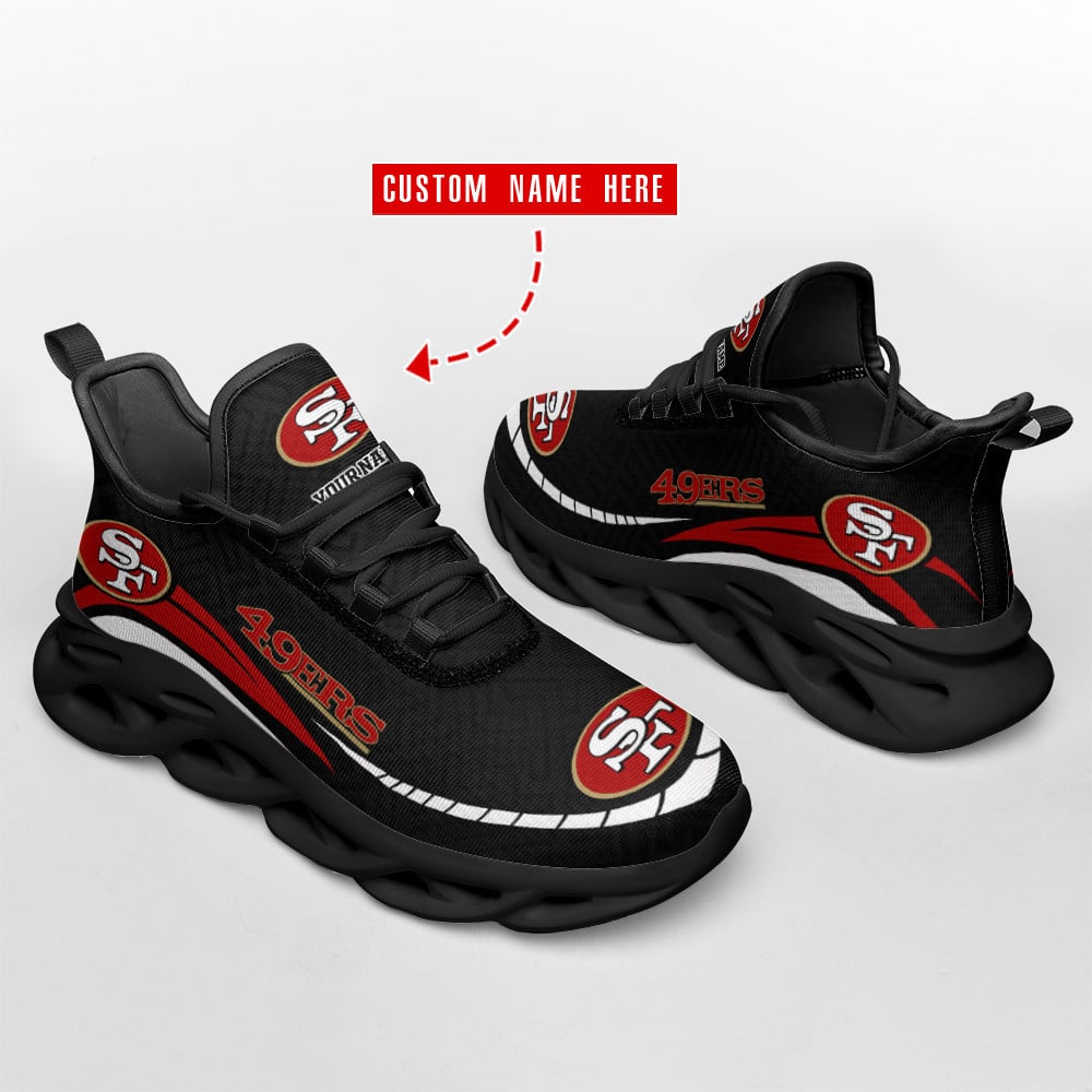 San Francisco 49ers Personalized Yezy Running Sneakers SPD476
