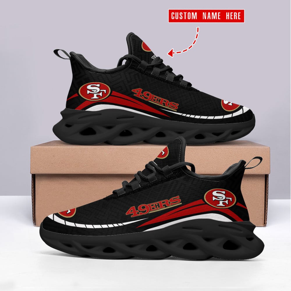 San Francisco 49ers Personalized Yezy Running Sneakers SPD476
