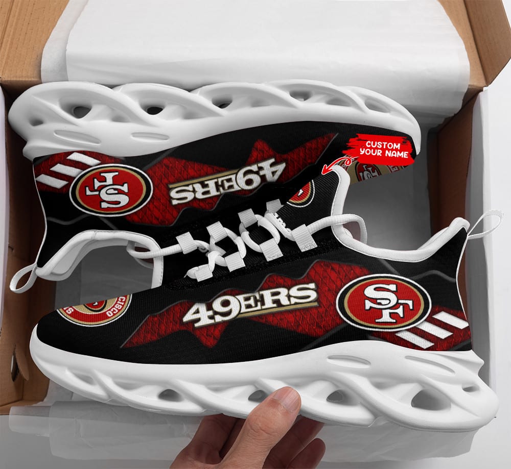 San Francisco 49ers Personalized Yezy Running Sneakers SPD485