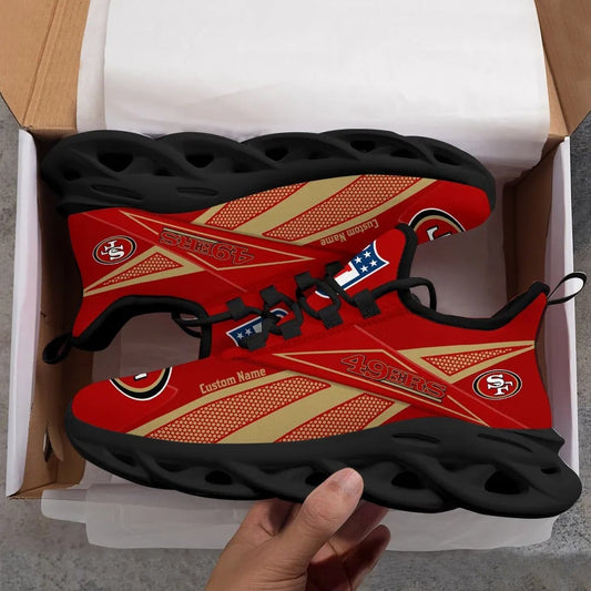 San Francisco 49ers Personalized Yezy Running Sneakers SPD540