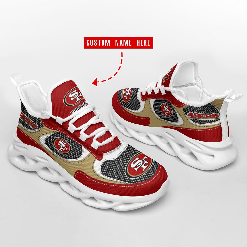 San Francisco 49ers Personalized Yezy Running Sneakers SPD559
