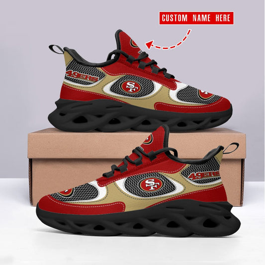 San Francisco 49ers Personalized Yezy Running Sneakers SPD559