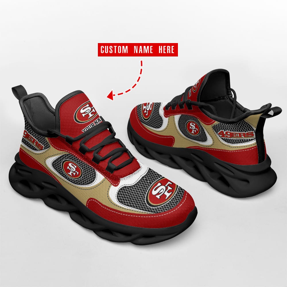 San Francisco 49ers Personalized Yezy Running Sneakers SPD559