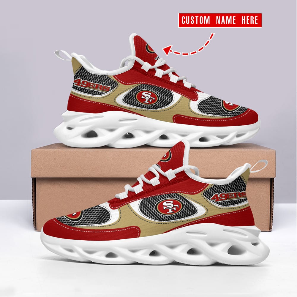 San Francisco 49ers Personalized Yezy Running Sneakers SPD559
