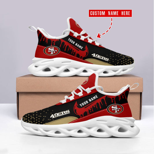 San Francisco 49ers Personalized Yezy Running Sneakers SPD584