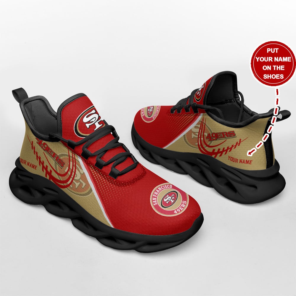 San Francisco 49ers Personalized Yezy Running Sneakers SPD622