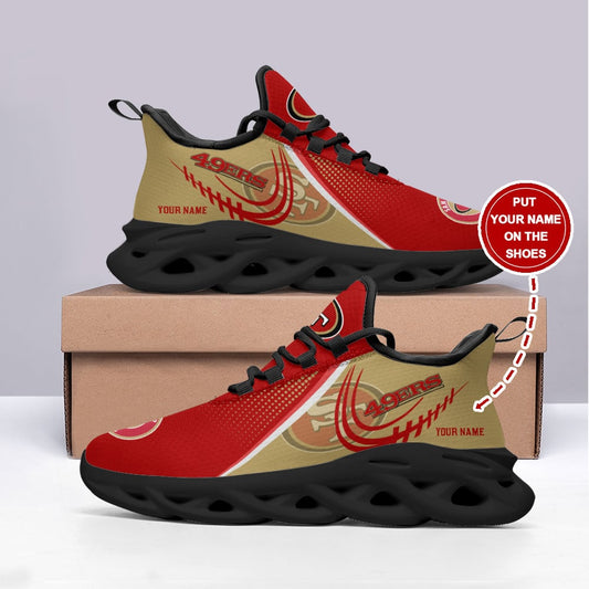 San Francisco 49ers Personalized Yezy Running Sneakers SPD622
