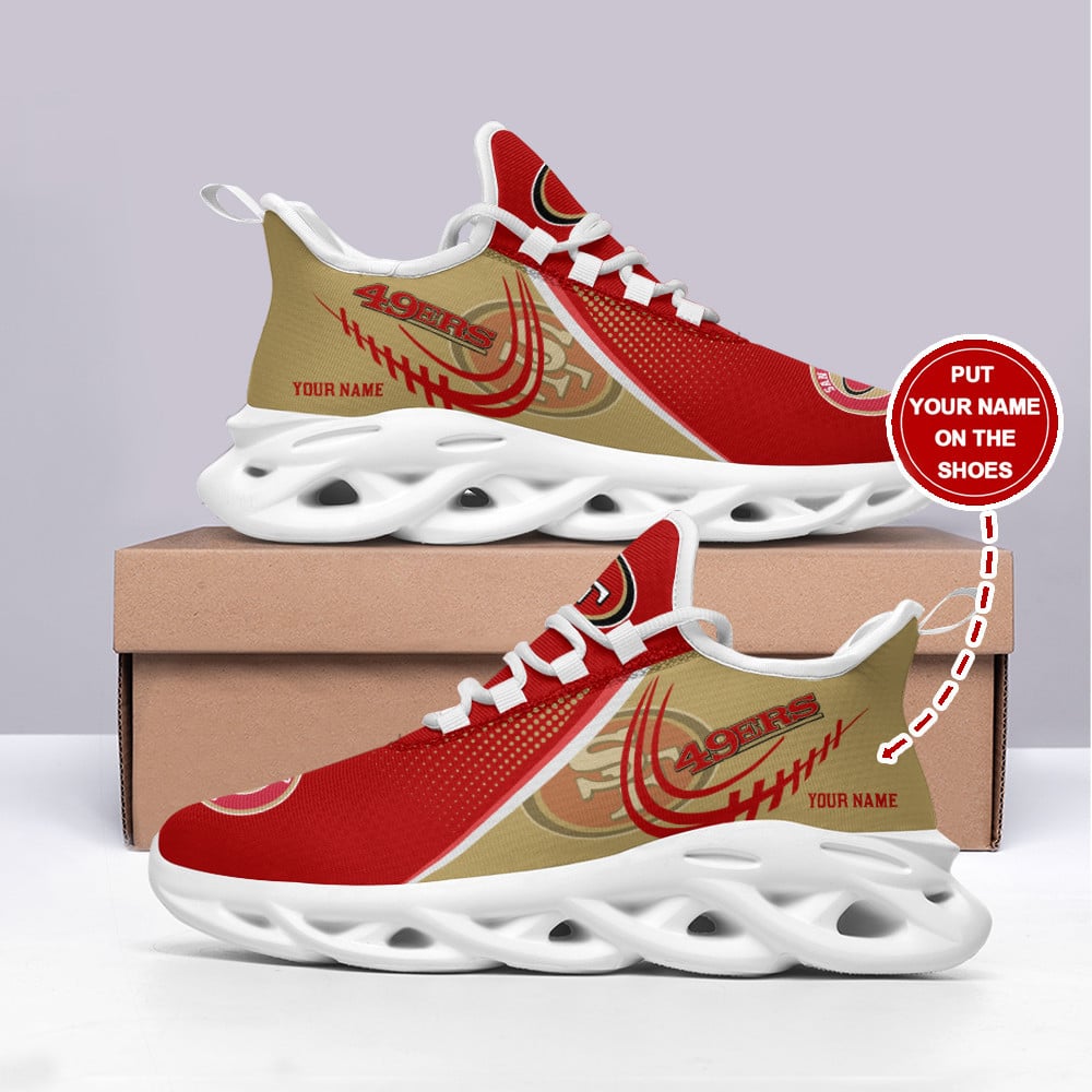 San Francisco 49ers Personalized Yezy Running Sneakers SPD622