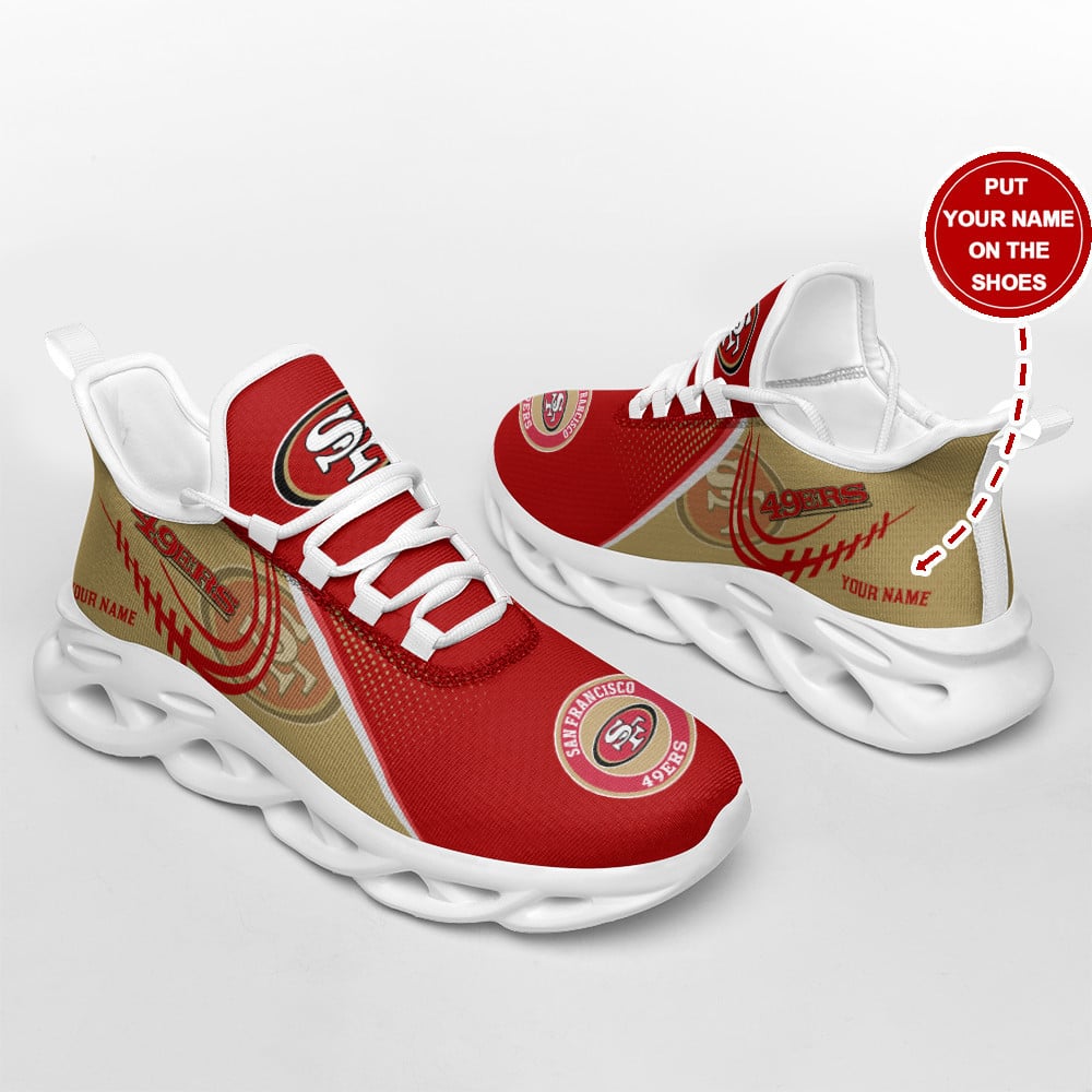 San Francisco 49ers Personalized Yezy Running Sneakers SPD622