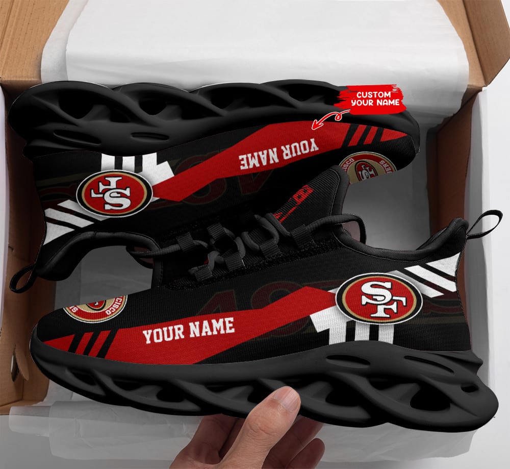 San Francisco 49ers Personalized Yezy Running Sneakers SPD627