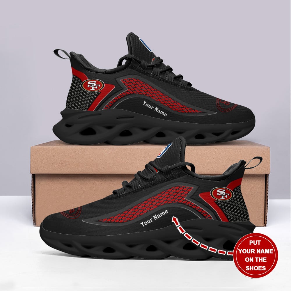 San Francisco 49ers Personalized Yezy Running Sneakers SPD679