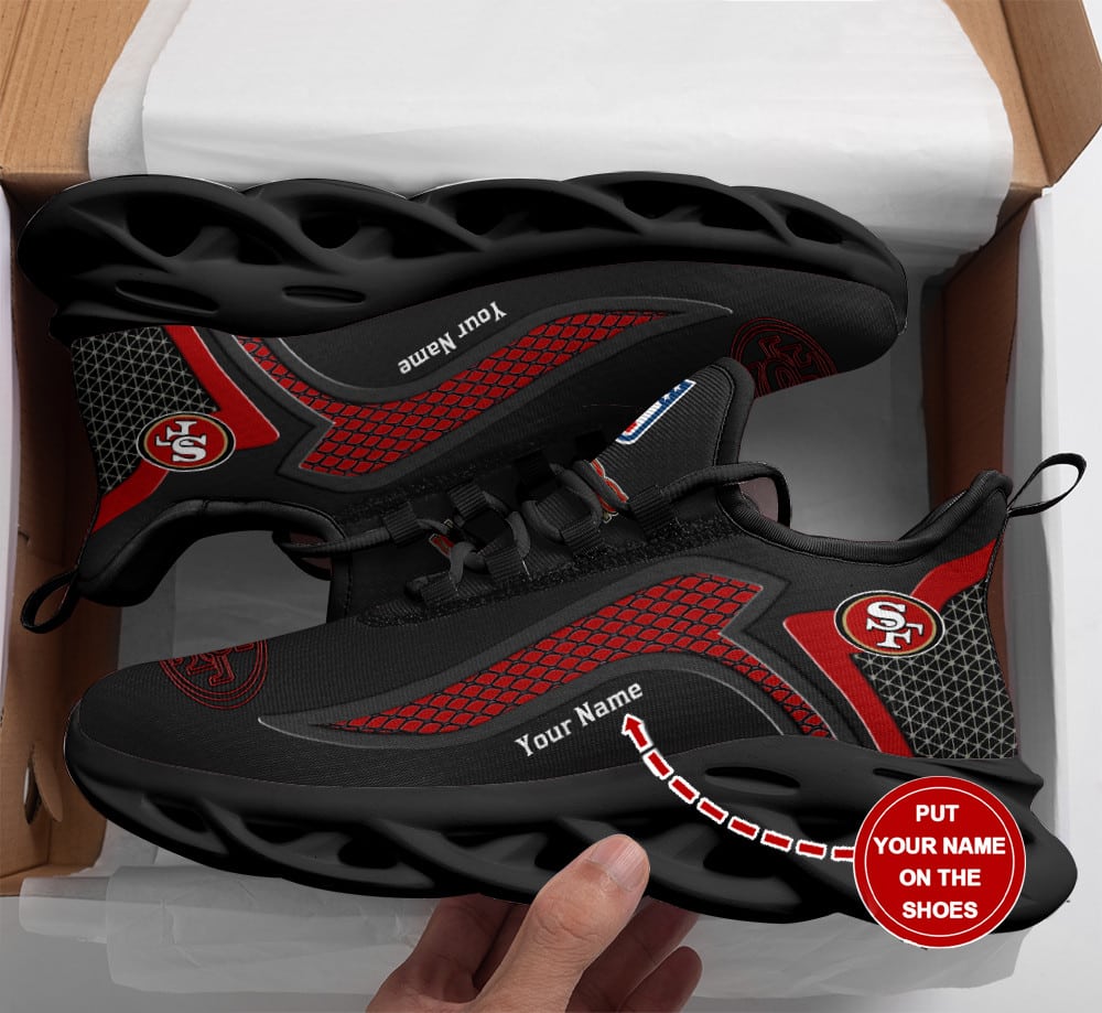 San Francisco 49ers Personalized Yezy Running Sneakers SPD679