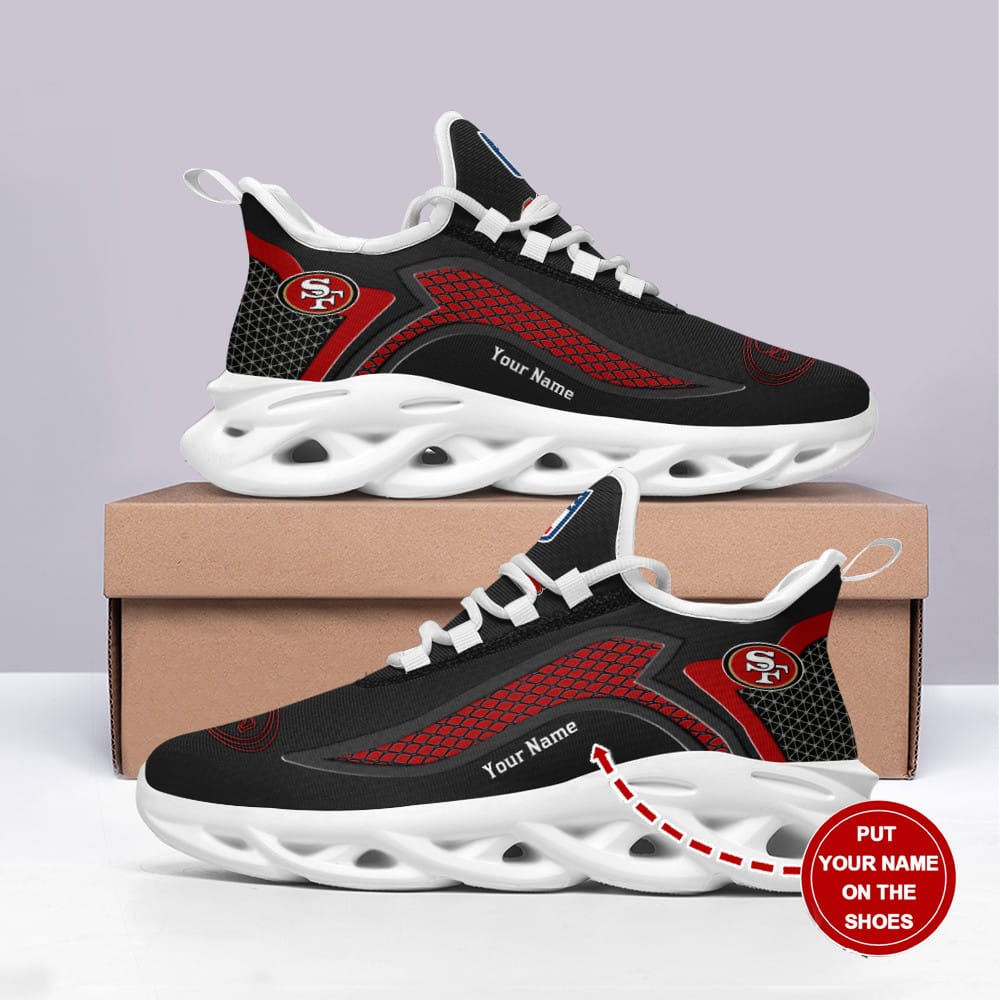 San Francisco 49ers Personalized Yezy Running Sneakers SPD679
