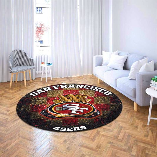 San Francisco 49ers Round Rug 159
