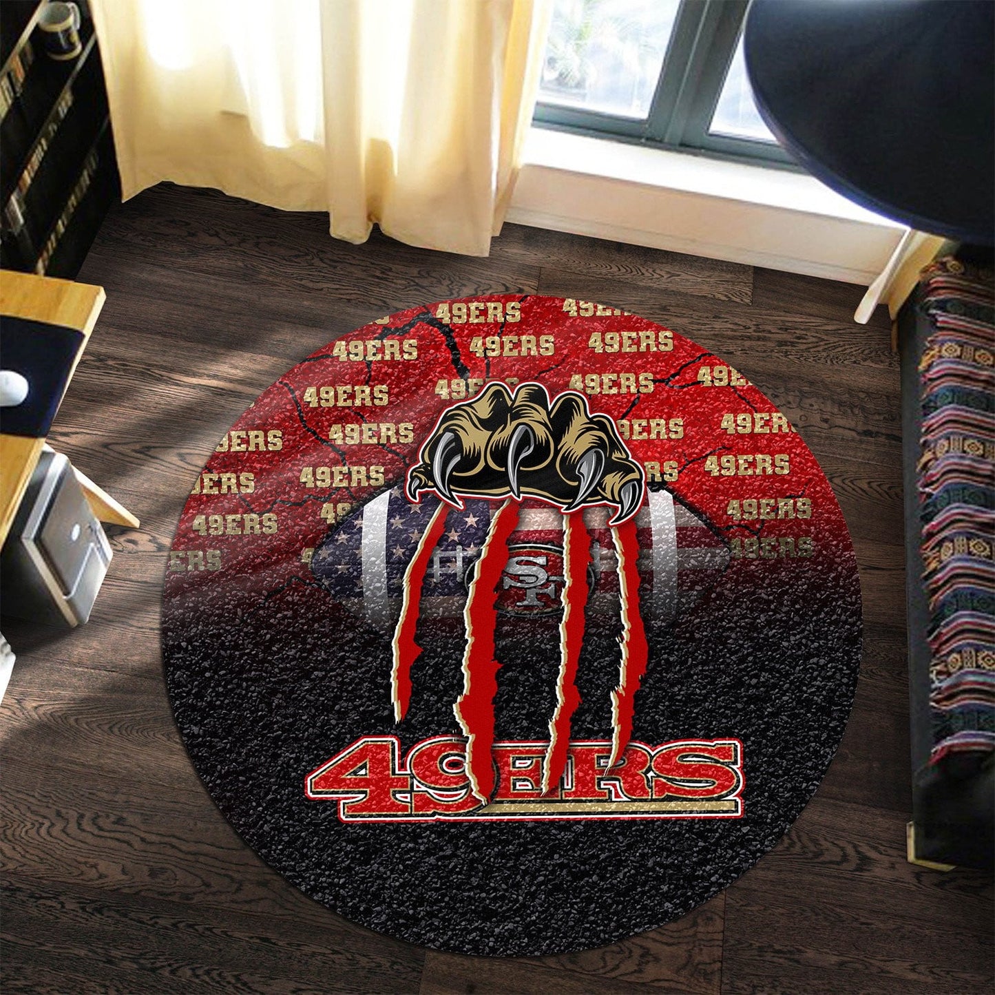 San Francisco 49ers Round Rug 197