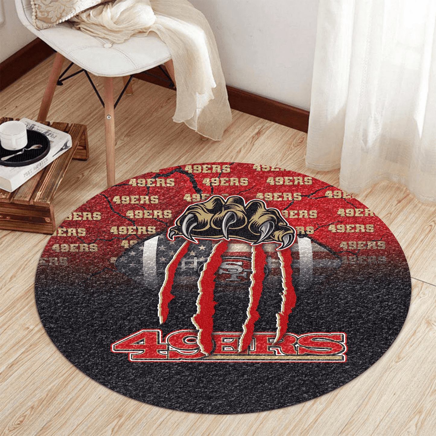 San Francisco 49ers Round Rug 197