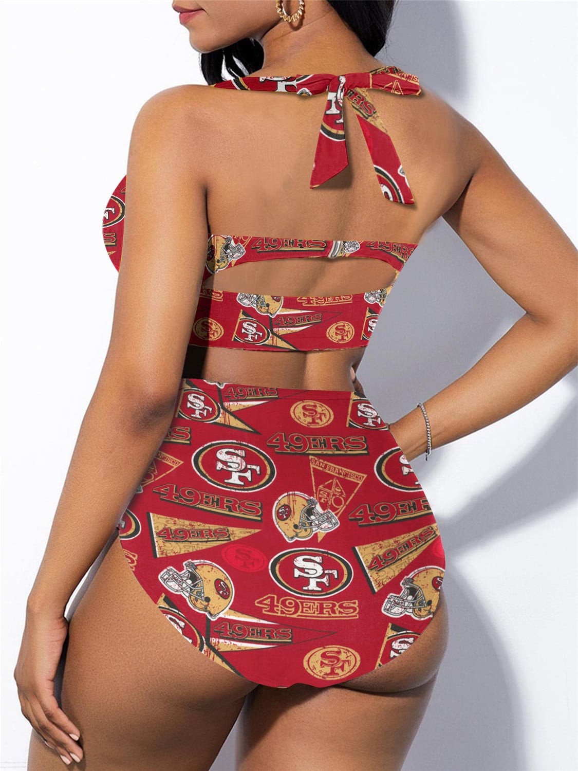 San Francisco 49ers Sexy Print Bikini Swimsuit 86