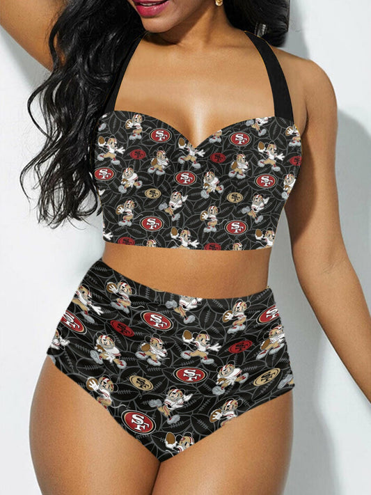 San Francisco 49ers Sexy Print Bikini Swimsuit 87
