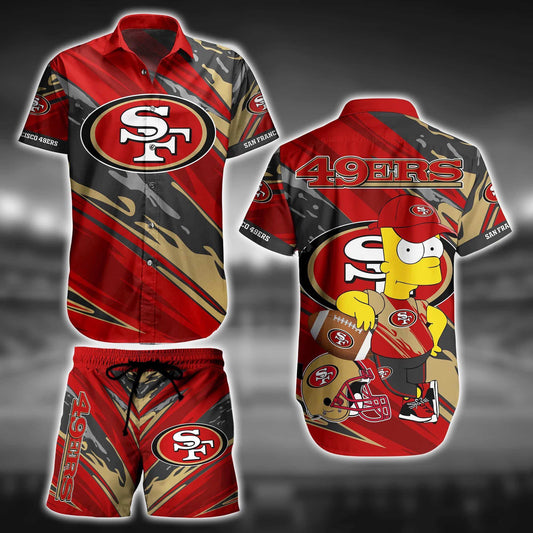 San Francisco 49ers Shirt and Shorts BG215