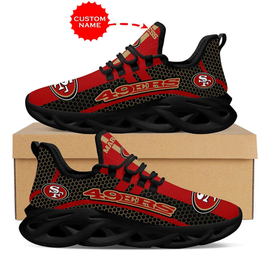 San Francisco 49ers Shoes Clunky Sneakers Luxury NFL Custom name