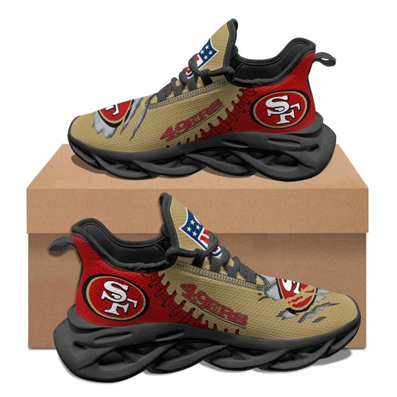 San Francisco 49ers Sneakers 3D Max Soul Shoes
