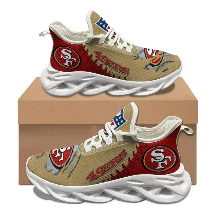 San Francisco 49ers Sneakers 3D Max Soul Shoes